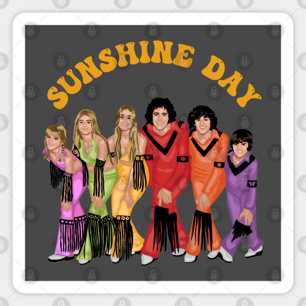 Sunshine Day Magnet by Slightly Unhinged